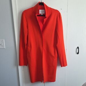 Carolina Belle Montreal Coral Scuba Knit Coat M